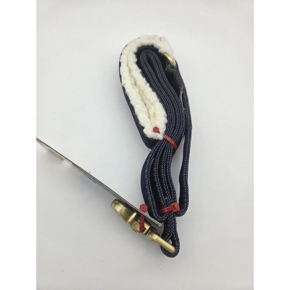 Wrangler Denim and sherpa Dog Lead for dogs 50-150lbs 4ft